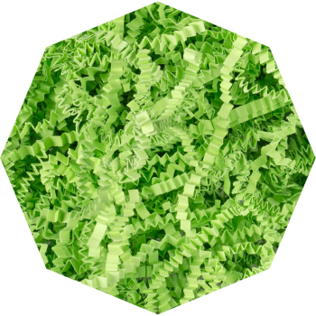 Бумажный наполнитель «Зелёное яблоко», цветная бумага, светло-зелёный, 1 кг