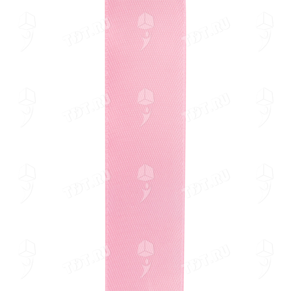 Атласная лента, жемчужно-розовая, 25мм*23м