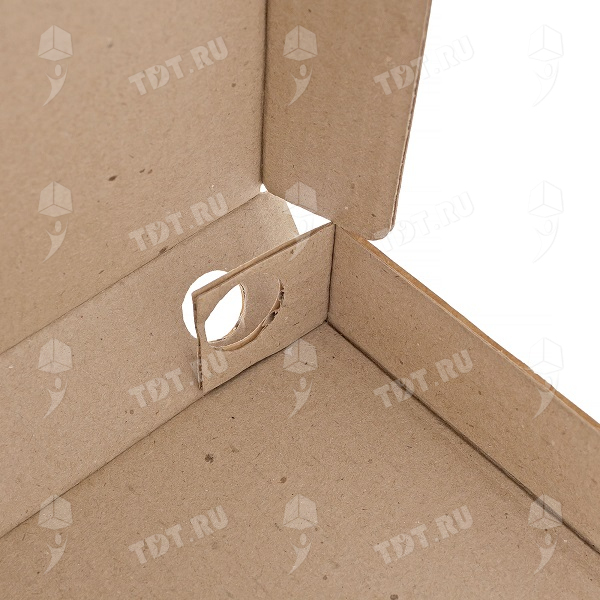 Коробка для пиццы, белая, 280*280*40 мм