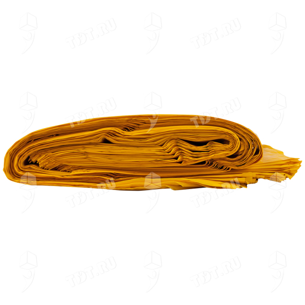 Пакет майка ПНД «Фрукты» желтый, 30+16*55см, 25 мкм, 100шт.