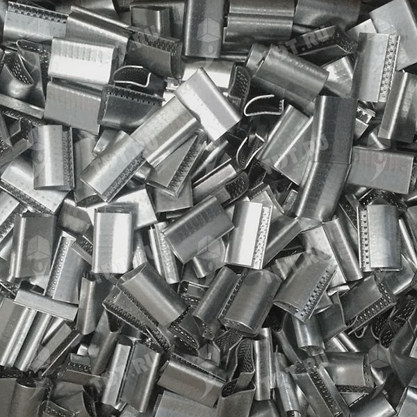 Скобы металлические для ПЭТ ленты, 16 мм, 1000 шт./уп.