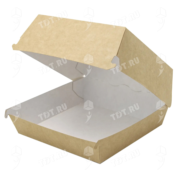 Пищевая коробка для бургера, размер L, 120*120*70 мм, 50 шт.